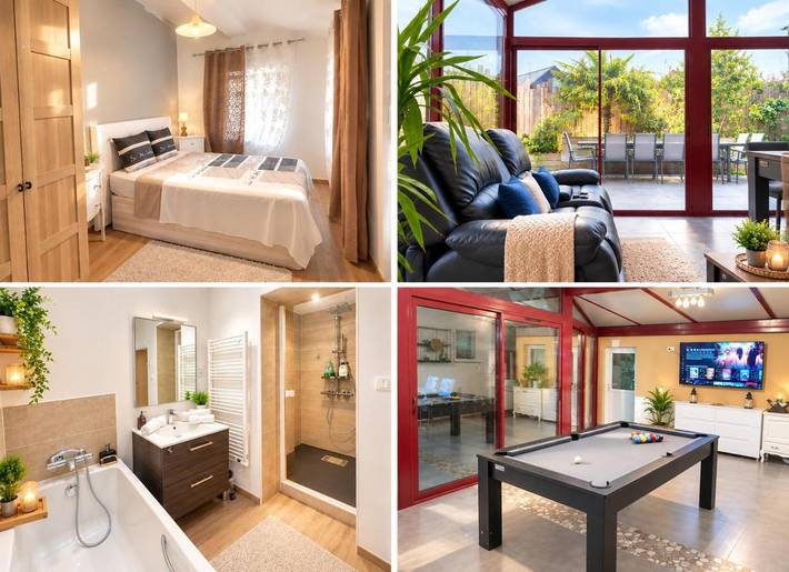Maison d’hôte pour 2 personnes, avec Terrasse ainsi que Jardin et Vue