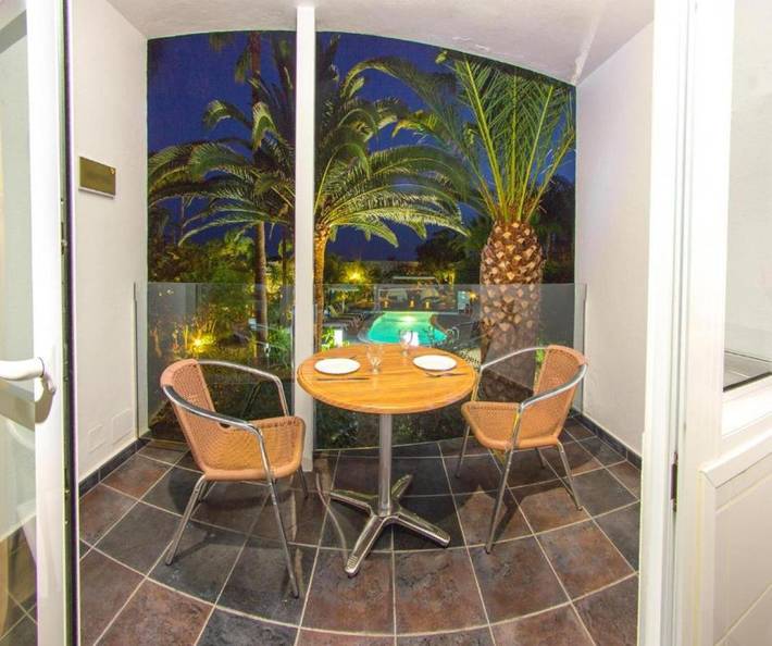 Apartamento para 2 personas, con jardín en Los Llanos