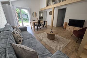 Gîte pour 4 personnes, avec jardin et terrasse à Châteauneuf-sur-Charente