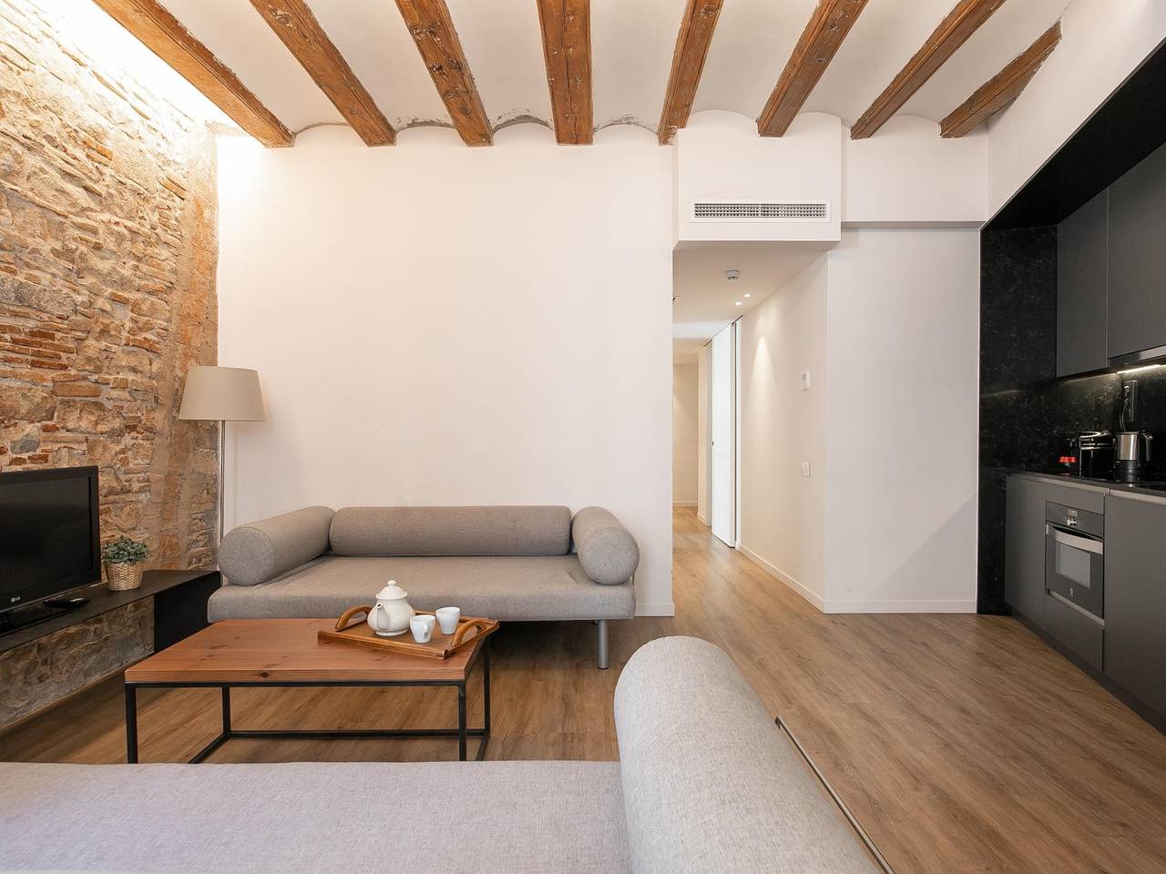 Appartamento intero, Appartamento vacanze per 4 persone con balcone in Barcelona Centre, Barcellona