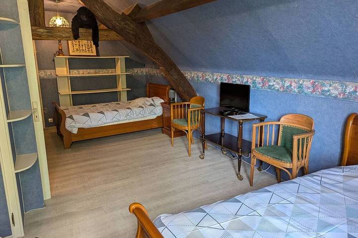 Unabhängiges Ferienhaus mit Terrasse und direktem Seezugang in Dampierre-en-Burly, Loire-Tal