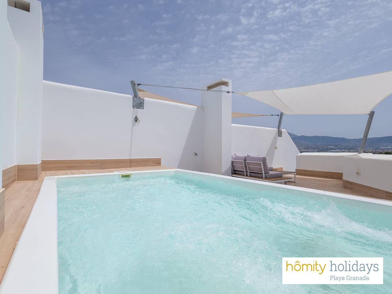 Geheel appartement, Homity Ático + Piscina Ma-2-P9-4B in Playa Granada, Motril