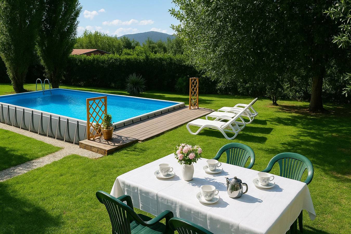 Villa für 10 Personen mit Pool in Buti, Pisa Provinz