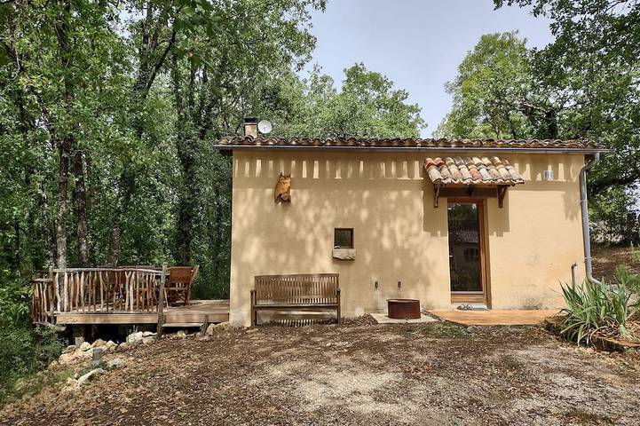 Maison de vacances pour 5 personnes, avec jardin et piscine, animaux acceptés