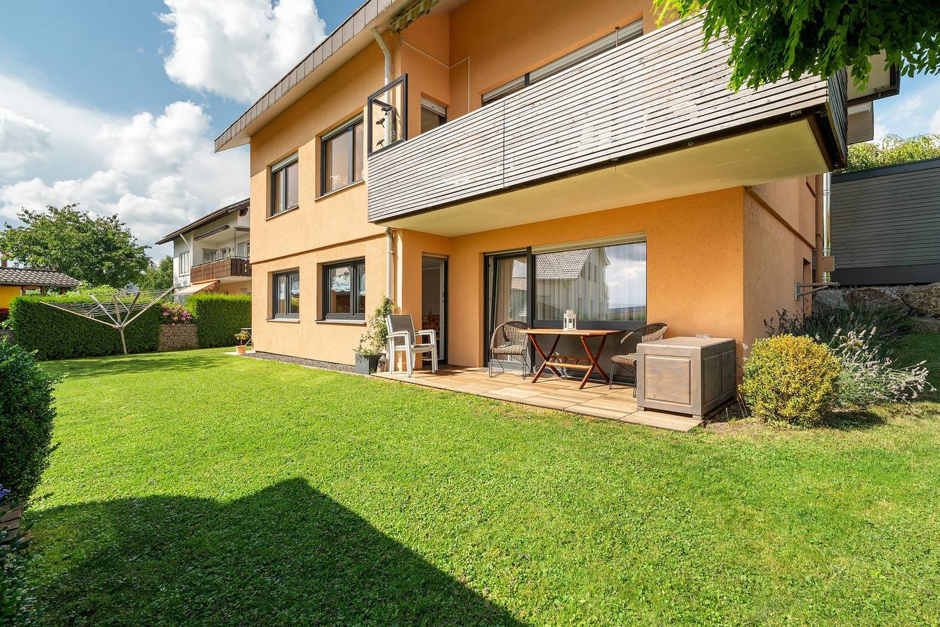 Ganze Wohnung, Ferienwohnung Carolin mit privater Terrasse, Gemeinschaftsgarten und Wi-Fi in Dornstetten, Mittlerer Schwarzwald