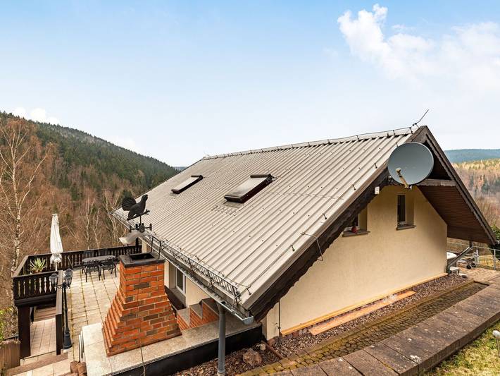 Ferienhaus für 8 Personen, mit Terrasse und Garten, mit Haustier am Rennsteig