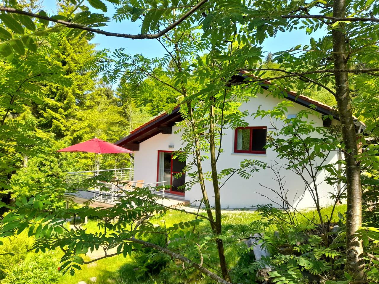 Holiday Home 'Berghütte Waldhäuser' with Mountain View, Private Terrace and Wi-Fi in Neuschönau, Eastern Bavaria