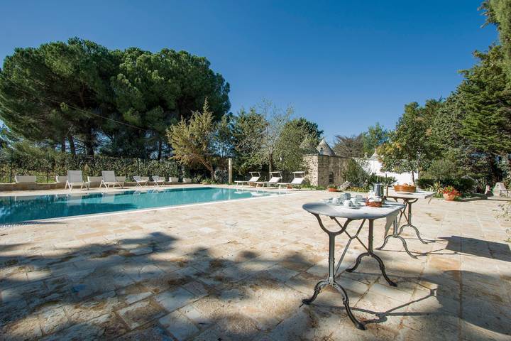 Trullo für 7 Personen, mit Terrasse und Pool in Italien - 2