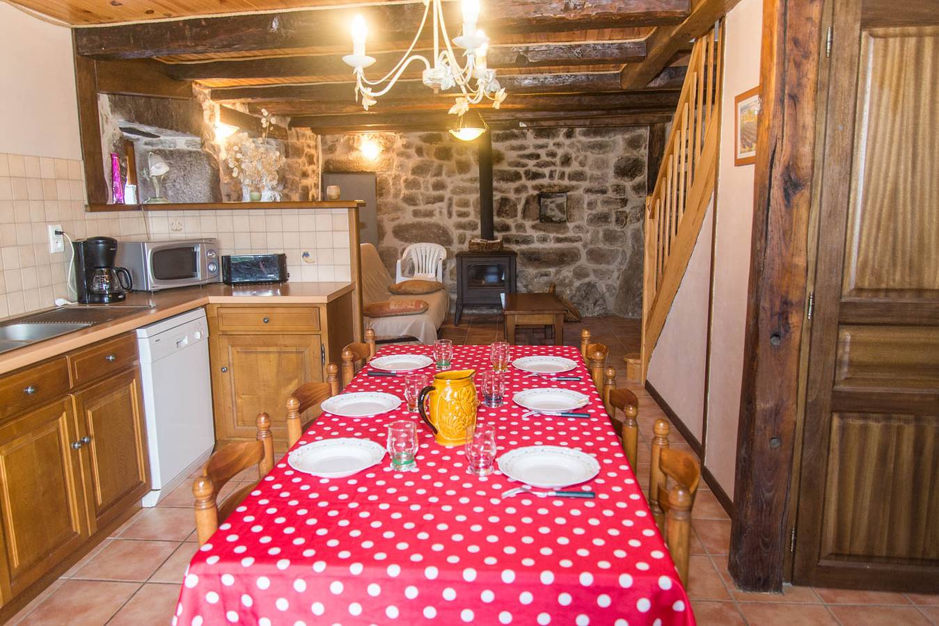 Gîtes de France 6/8 pers à La Bessière in Pied-de-Borne, Parc national des Cévennes