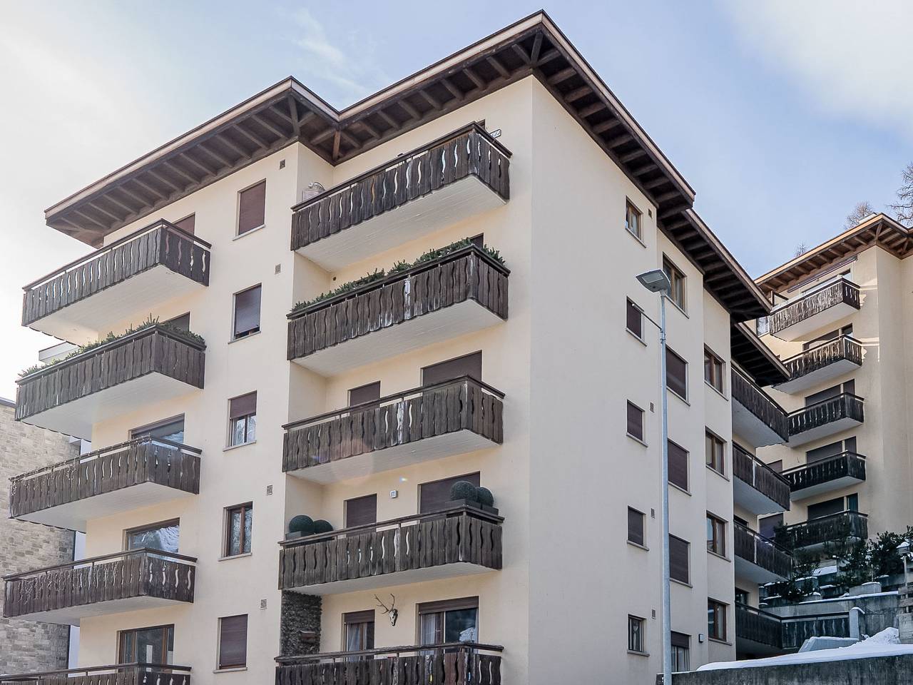 Ganze Wohnung, Chesa Sonnalpine B 52 in St. Moritz, Sankt Moritz