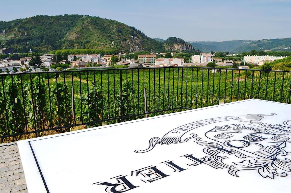 Gîte La Tour du Pavillon in the heart of the Ermitage vineyards in Tain-l'Hermitage, Valence region