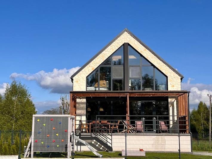 Willa dla 12 osób, z ogród i widok oraz sauna, zwierzęta dozwolone w Kazimierz Dolny