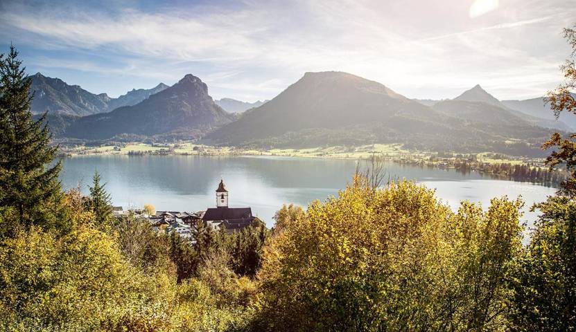 Ferienwohnung für 2 Personen, mit Balkon und Terrasse sowie Garten und Sauna in Sankt Wolfgang im Salzkammergut - 2
