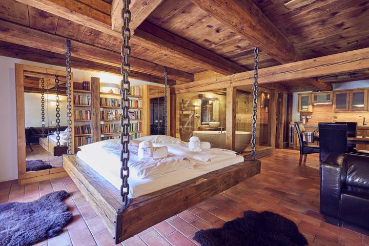 Appartement de vacances pour 8 personnes, avec sauna et vue