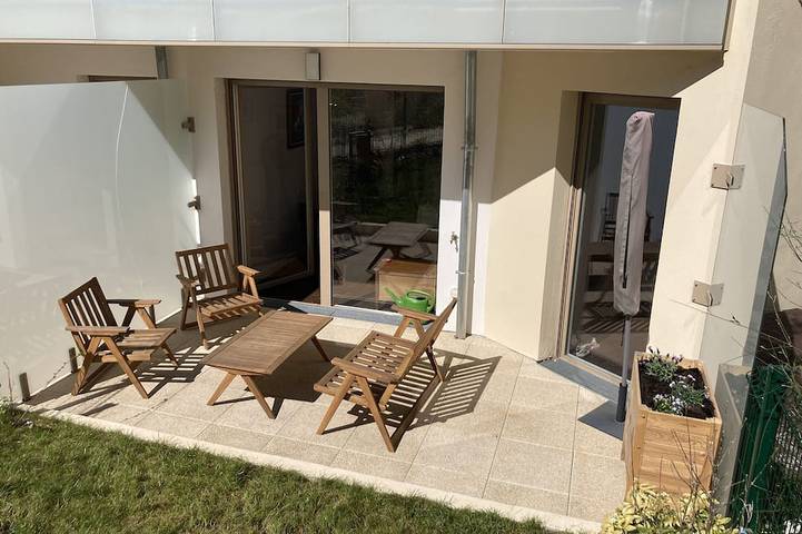 Appartement de vacances pour 2 personnes, avec Terrasse et Jardin