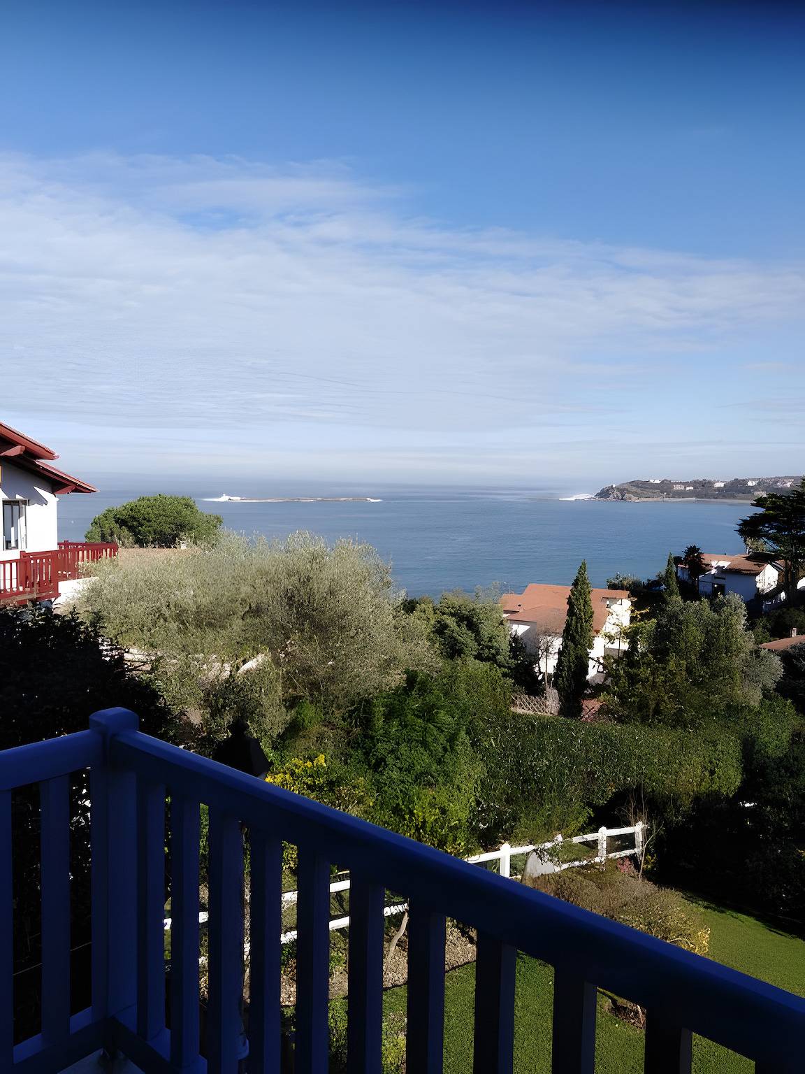 Chambre d'hôtes 'L'annexe - Chambre' con vistas al mar, balcón y Wi-Fi in Ciboure, Region de Bayona
