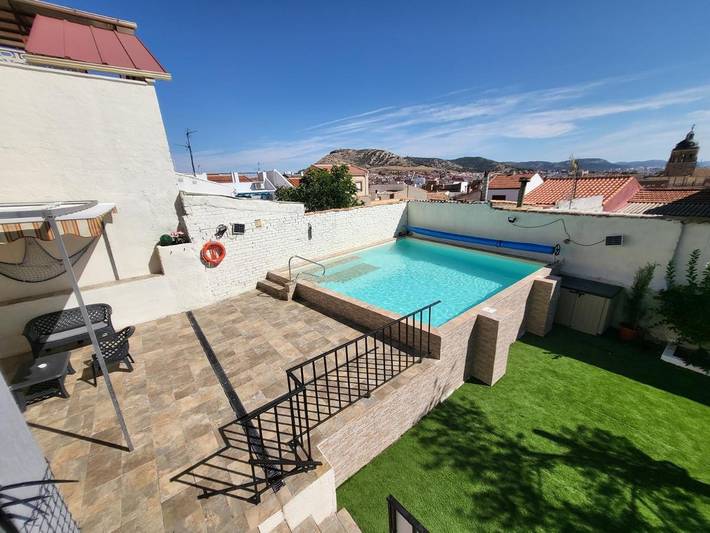 Casa de vacaciones para 11 personas, con piscina además de vistas y jardín, Se admiten mascotas en Provincia de Ciudad Real - 4