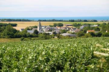 Chambre d’hôte pour 3 personnes, avec jardin et vue, animaux acceptés à Meuvaines