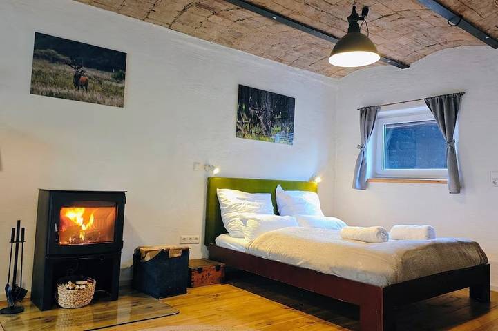 Ferienwohnung für 2 Personen, mit Terrasse und Garten, mit Haustier