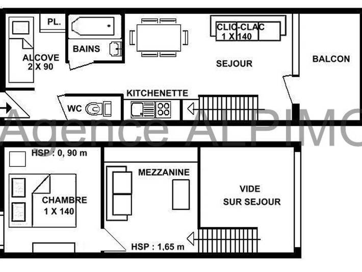 Appartement entier, Appartement 2 pièces Les Saisies, 6 personnes in Les Saisies, Région d'Albertville