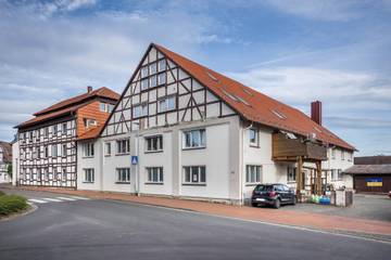 Ferienwohnung für 4 Personen, mit Balkon, mit Haustier im Weserbergland