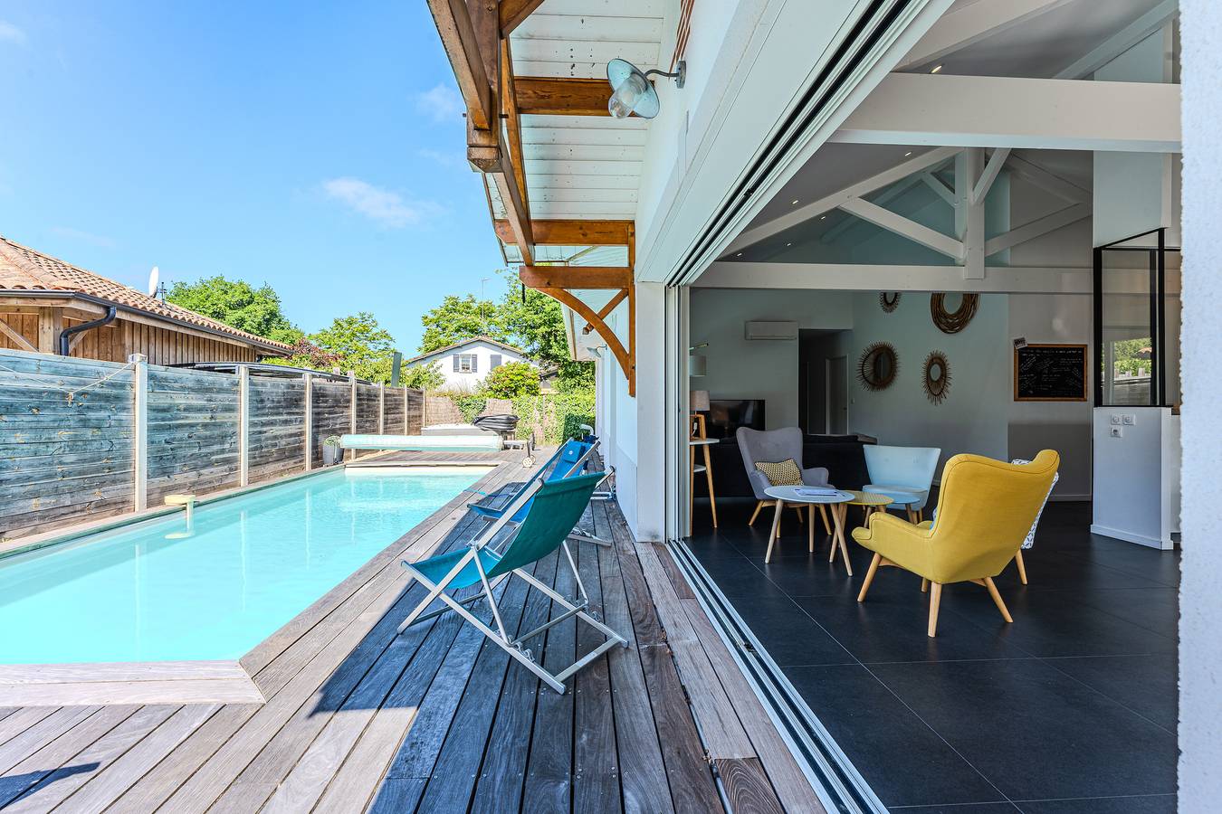 La villa Sirelis piscine et spa in Gujan-Mestras, Région d'Arcachon