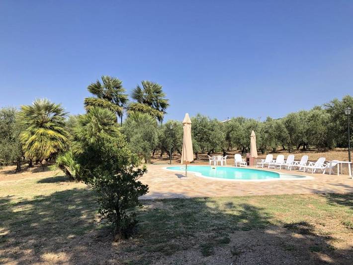 Casa vacanza per 4 persone, con Giardino e Piscina nonché Panorama a Marina di Sibari