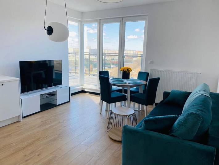Ferienwohnung für 6 Personen, mit Sauna und Ausblick sowie Balkon