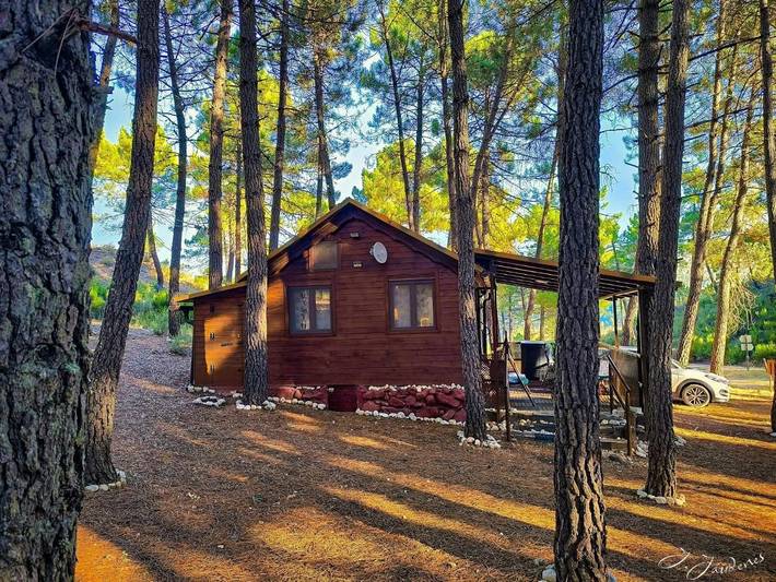 Camping para 6 personas, con Terraza y Jardín además de Piscina y Vistas al lago en Castilla-La Mancha