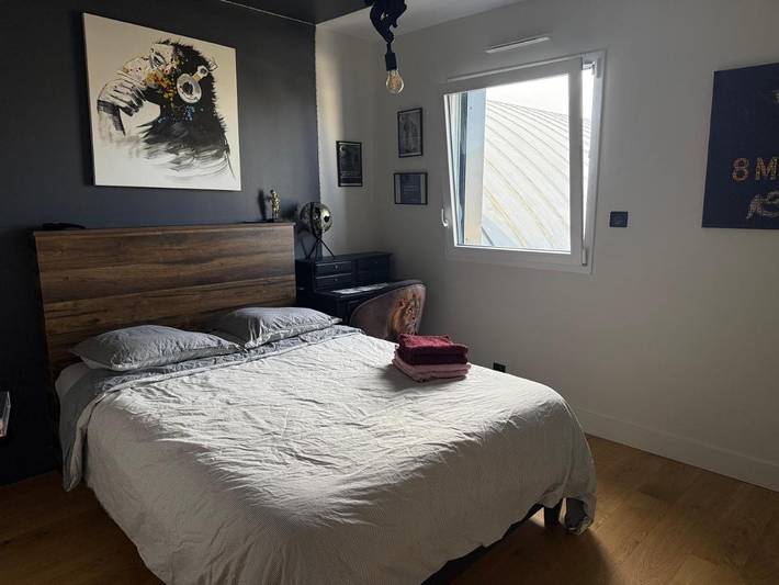Chambre d’hôte pour 2 personnes, avec terrasse ainsi que jardin et vue, animaux acceptés à Santec - 4