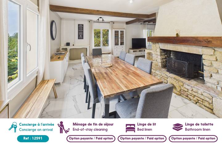 Location de vacances pour 12 personnes, avec terrasse et jardin à Sarlat-la-Canéda - 2
