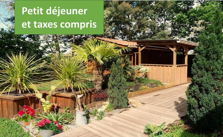 Chambre d’hôte pour 2 personnes, avec jardin