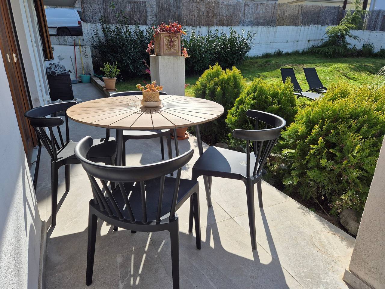 Geheel appartement, Appartement 'Villa Philia – Tuin en Open Haard' met Wi-Fi en Airconditioning in Litochoro, Olympos Nationaal Park