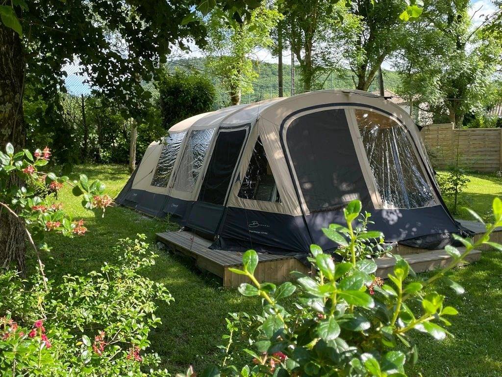 Zecamping 3* piscine chauffée dog friendly tente 23m2 4 pers in Sorèze, Castres und Umgebung