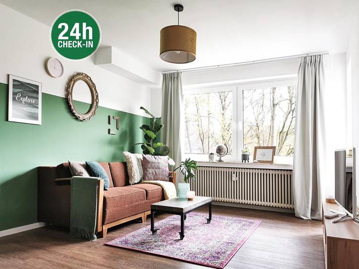 Ferienwohnung für 4 Personen, mit Ausblick und Terrasse in Erkrath