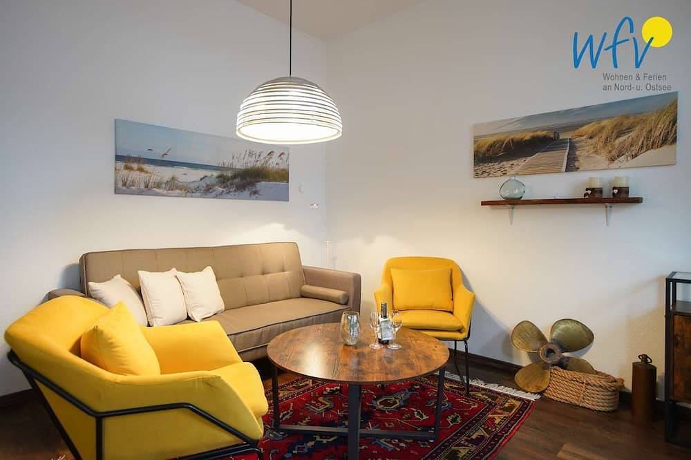 Borkum – Ferienwohnung mit Balkon für 2 Personen