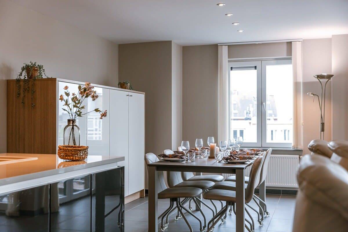 Ganze Wohnung, Ferienwohnung für 4 Personen mit Balkon/Terrasse in Blankenberge, Belgische Küste