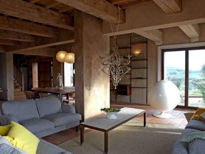 Casa vacanza per 11 persone, con Terrazza e Piscina nonché Panorama e Vista lago a Volterra