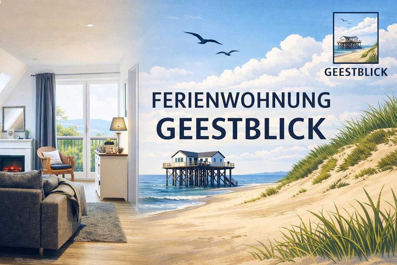 Ganze Ferienwohnung, Fewo Geestblick in ruhiger Lage in Garding, Eiderstedt