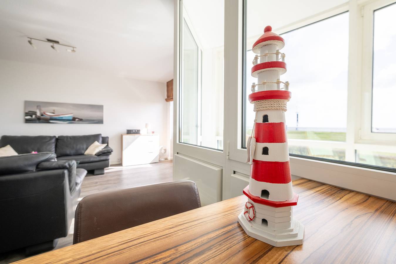 Geheel vakantieappartement, Vakantieappartement voor 2 personen met uitzicht in Südstrand (gebührenfrei), Wilhelmshaven