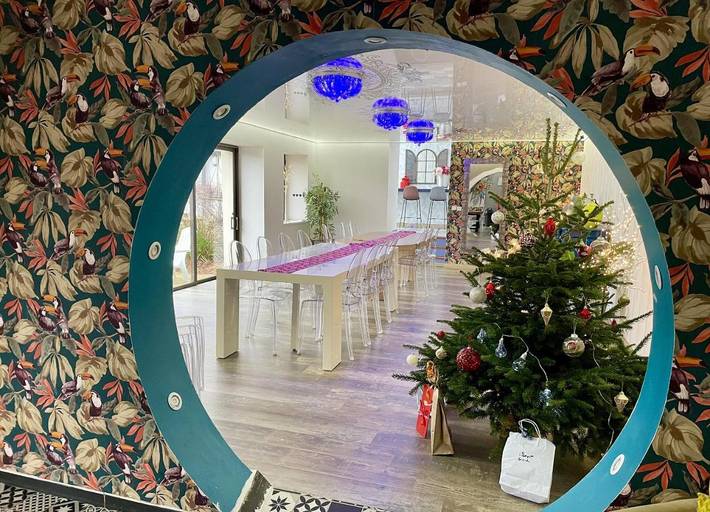 Maison de vacances pour 16 personnes, avec jardin