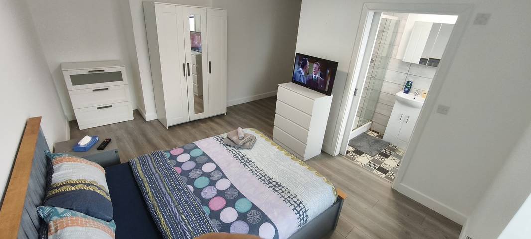 Apartamento entero, Habitación doble grande con baño privado - Centro de Chelmsford in Chelmsford, Essex