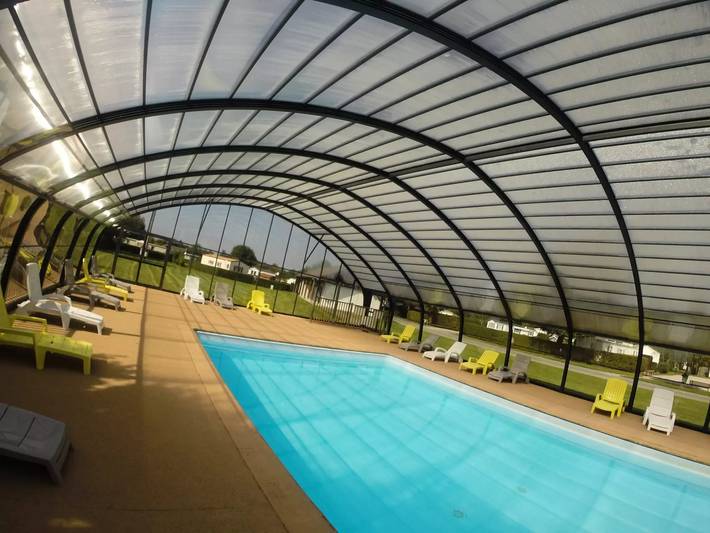 Mobil home pour 4 personnes, avec terrasse et piscine, animaux acceptés à Gamaches