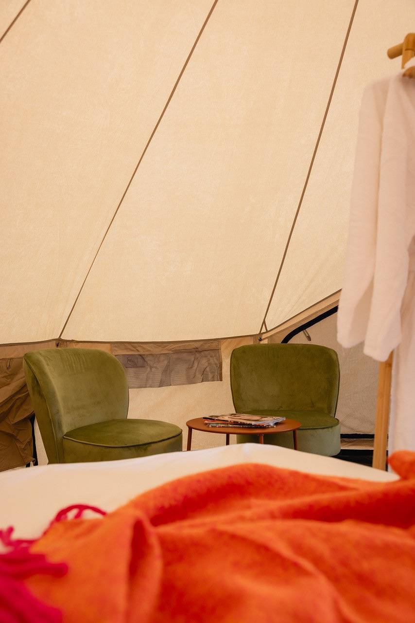 Hoeve de Binnenplaets | Glamping tent met Hottub in Nuth, Parkstad Limburg