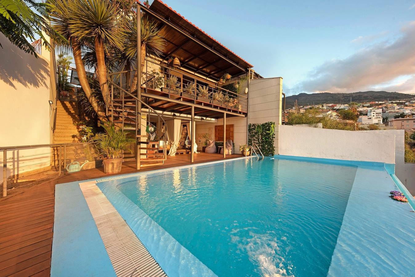 Ferienhaus "Villa Horizonte" mit Meerblick, Privatem Pool und Wlan in Lomo Román, Santa Úrsula