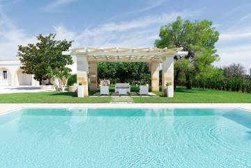 Gîte pour 2 personnes, avec jardin ainsi que piscine et vue à Francavilla Fontana