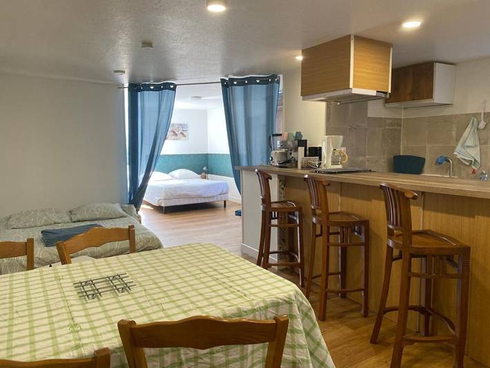 Appartement de vacances pour 4 personnes, avec terrasse et vue, animaux acceptés