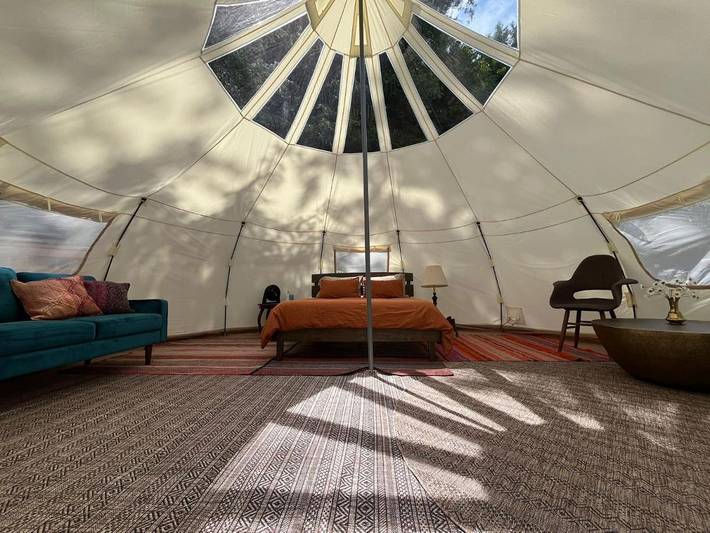 Camping für 2 Personen, mit Ausblick und Garten in British-Columbia