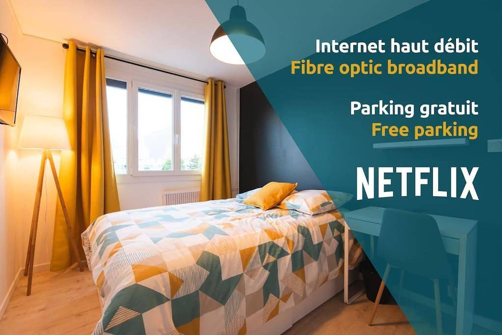 Les chambres du Vercors - Parking Free Fibre Netflix in Fontaine, Isère