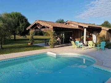 Chambre d’hôte pour 2 personnes, avec jardin et piscine dans les Landes
